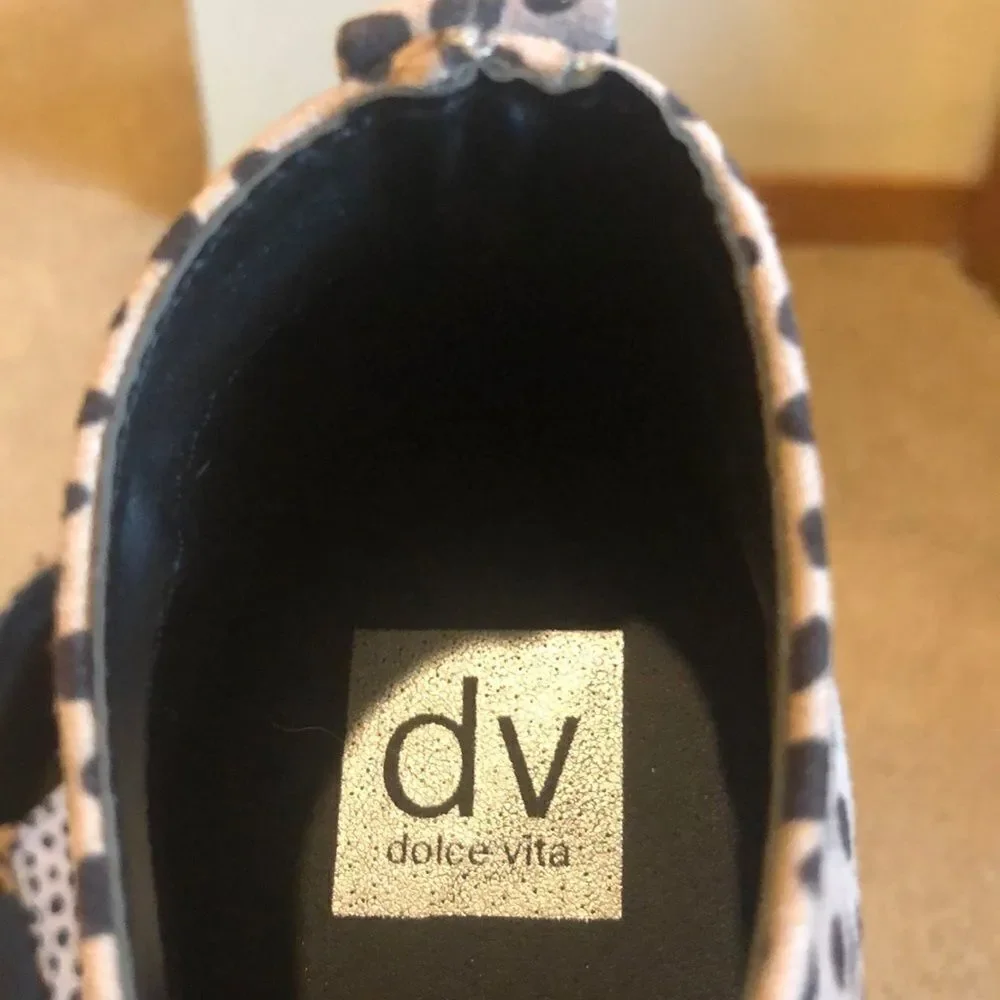Nwot Dolce Vita leopard print tennis shoes